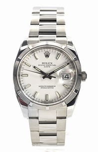 Mens Rolex Oyster Perpetual 115210WSO Stainless Steel Watch