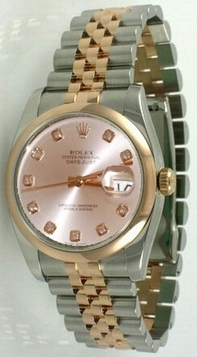 Rolex Datejust Mens Series 116201BKSO Watch