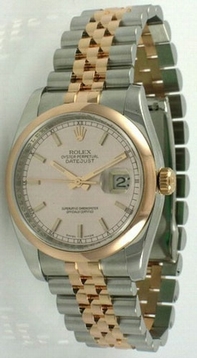 Rolex Datejust Mens 116201WRJ Stainless Steel Case Swiss Watch