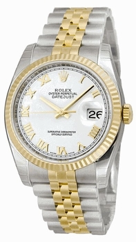 Automatic Rolex 116233WDJ Mens White Watches