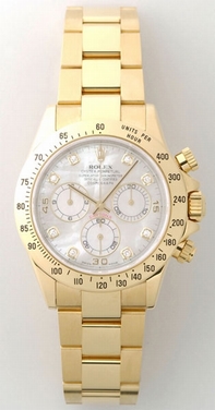 Rolex Mens 18k Yellow Gold Watch 116528MDO