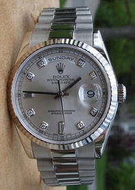 Rolex 118239DMDP Automatic White Gold Watch