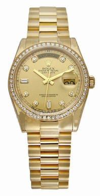 Rolex 118348CDP Automatic White Gold Watch