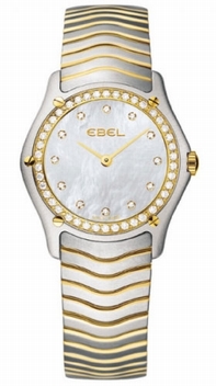 Ebel Classic Wave 1215271 Stainless Steel Case Swiss Watch