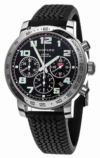 Black Chopard 16/8920 Mens Stainless Steel Watch