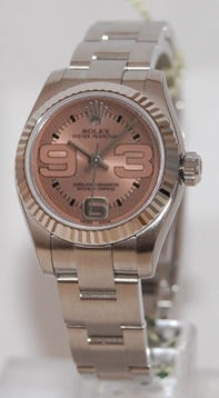 Womens Rolex Perpetual No-Date 176234SMAXI Stainless Steel Watch