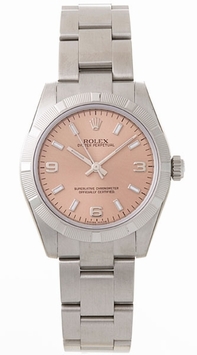 Rolex Perpetual No-Date 177210PASO Silver Dial Watch