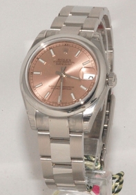 Pink Rolex 178240PSO Unisex Stainless Steel Watch