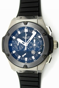 Hublot Mens Black Rubber Molding On Micro-blasted Black Ceramic Bezel Watch 709.ZM.1770.RX