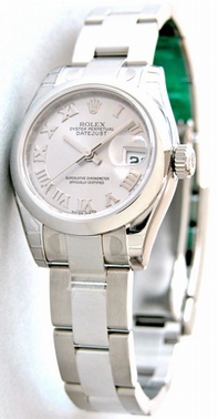 Rolex Lady Datejust 179160SRO Silver Dial Watch