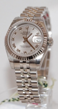 Womens Rolex Lady Datejust 179174SRJ Stainless Steel Watch