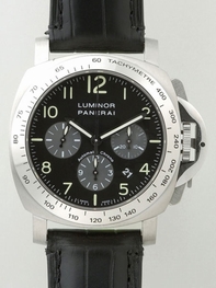 Mens Panerai Luminor Chrono PAM00162 Stainless Steel Watch