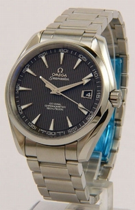 Black Omega 231.10.42.21.06.001 Mens Stainless Steel Watch