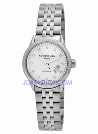 Silver Raymond Weil 2430-ST-97081 Womens Stainless Steel Watch