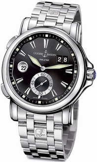 Ulysse Nardin GMT Big Date 243-55-7/92 Black Dial Watch