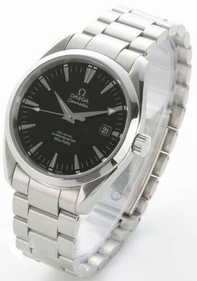 Black Omega 2503.50 Mens Stainless Steel Watch