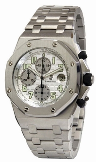 Silver Audemars Piguet 25721TI.OO.1000TI.05A Mens Stainless Steel Watch