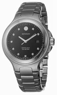 Movado 800 Series 2600057 Stainless Steel Case Swiss Watch