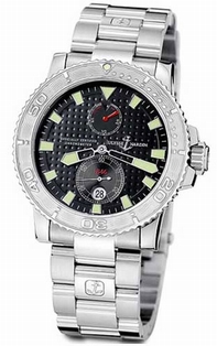 Ulysse Nardin Maxi Marine Diver 263-33-7/92 Stainless Steel Case Swiss Watch