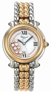 Womens Chopard Happy Sport 27/8237-23 Yellow Gold Watch