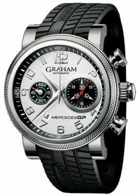 Graham Trackmaster 2MEAS.S01A Stainless Steel Case Swiss Watch