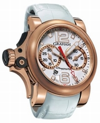 Graham Chronofighter 2TRAR.W01A.C74B Rose Gold Case Swiss Watch