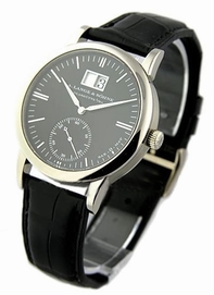 Black A Lange Sohne 308.027 Mens White Gold Watch