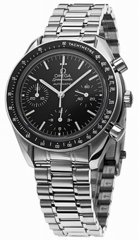 Black Omega 3539.50 Mens Stainless Steel Watch