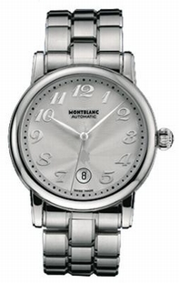 Montblanc Star Steel 35874 Steel Case Swiss Watch