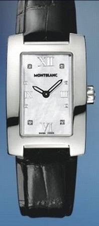 Montblanc Profile  36128 Steel Case Swiss Watch