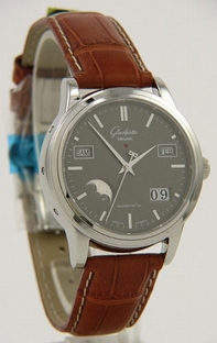 Grey Glashutte 39-50-14-22-04 Mens White Gold Watch