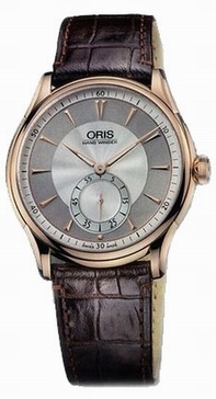 Mens Oris Artelier 396-7580-6051LS Rose Gold Watch