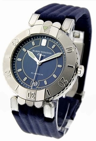 Automatic Harry Winston 400-MADV39PL-B Womens Blue Watches