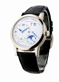 A Lange Sohne Lange 1 409.049 White Gold Case Swiss Watch