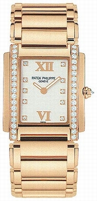 Patek Philippe Twenty-4 4910-11R Rose Gold Case Swiss Watch