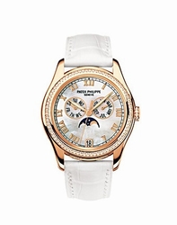 Ivory Patek Philippe 4936R Womens Rose Gold Watch