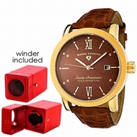 Swiss Automatic Swiss Legend 50028-YG-05-ABR51M/W Mens Brown Watches