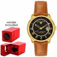 Black Swiss Legend 50029-YG-01-ABT31M/W Mens Yellow Gold Watch