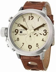 U-Boat Flightdeck 50CASBE Beige Dial Watch