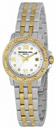 Quartz Raymond Weil 5399-SPS-00995 Womens White Watches