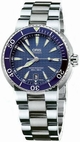 Mens Oris Divers 733-7533-8555MB Stainless Steel Watch