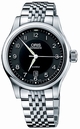 Oris Tt3 Mens Black Strap Automatic Watch