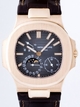 Patek Philippe Mens Fixed 18k Rose Gold Watch 5712R-001