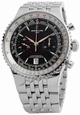 Black Breitling A2334021-B8-445A Mens Stainless Steel Watch