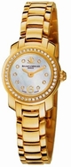 Baume Mercier Ladies 18k Yellow Gold Oval Watch