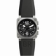 Black Bell Ross BR 03-94 Mens Stainless Steel Watch