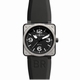 Black Bell Ross BR01-9 Mens Stainless Steel Watch