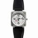 Bell Ross BR 01 BR01-97 White Dial Watch