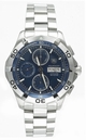 Blue Tag Heuer CAF2012.BA0815 Mens Stainless Steel Watch