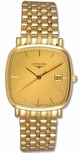 Gold Longines L47766326 Mens 18kt Yellow Gold Watch